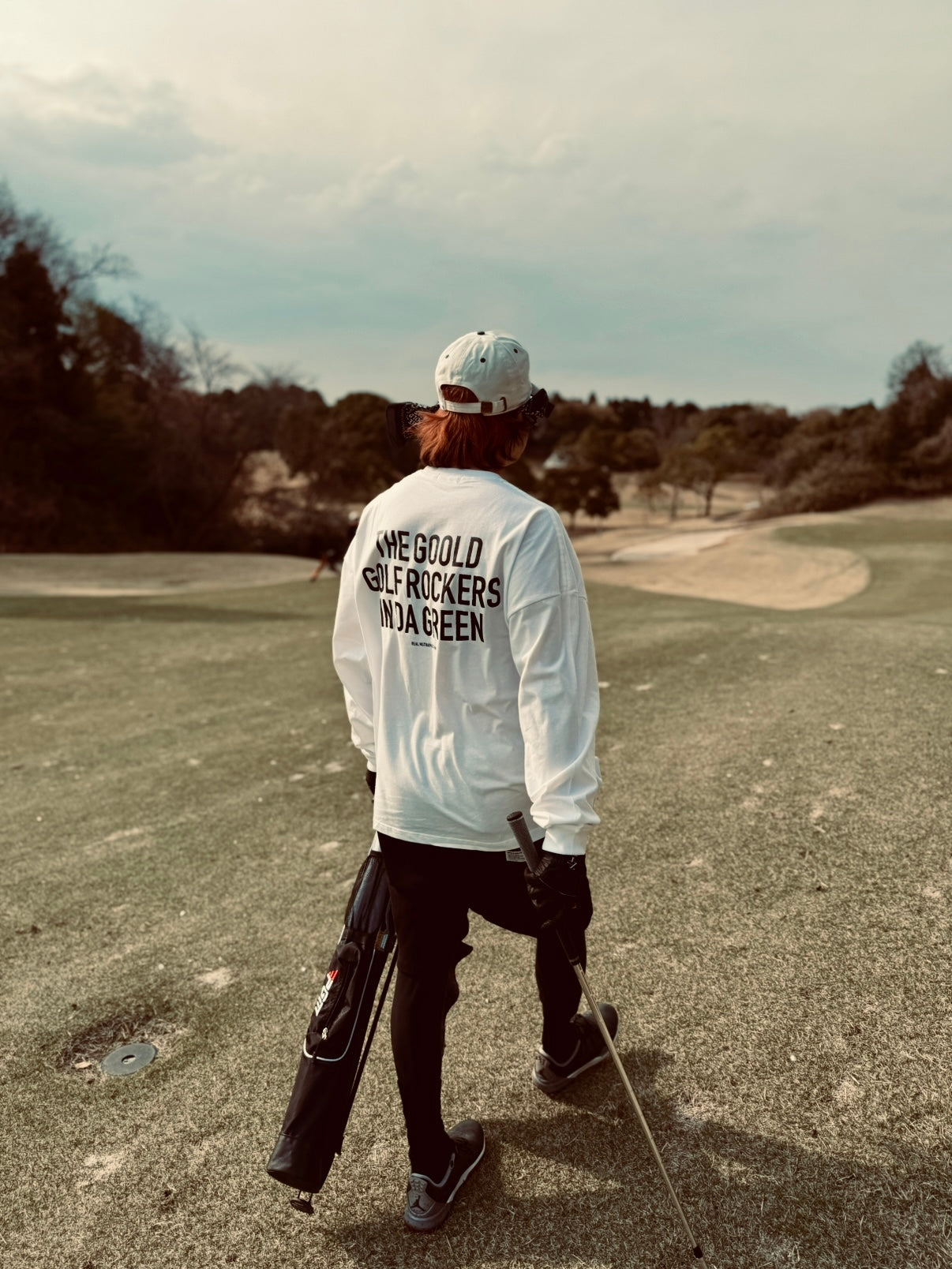 TEAM LOGO L/S TEE NAVY
