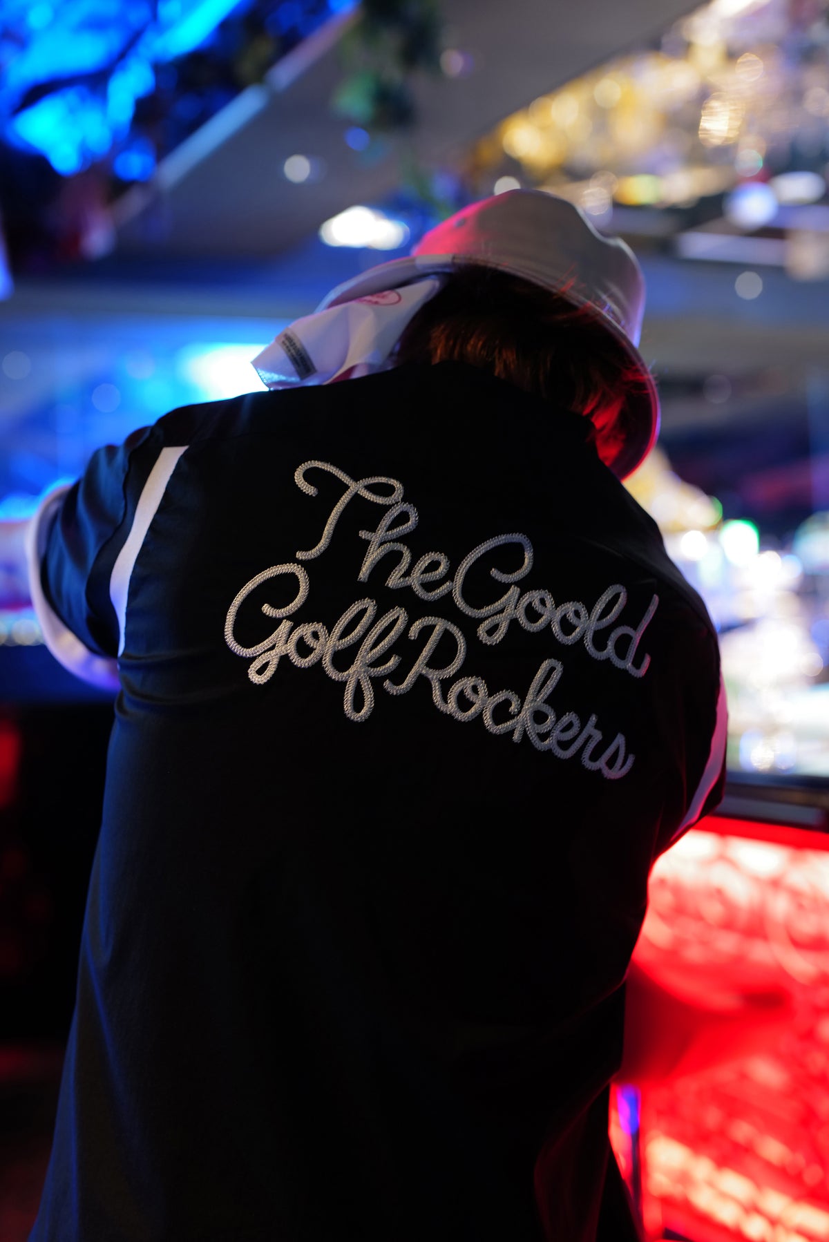 BALLIN' LOGO STRETCH BOWLING SHIRTS "BURGUNDY"