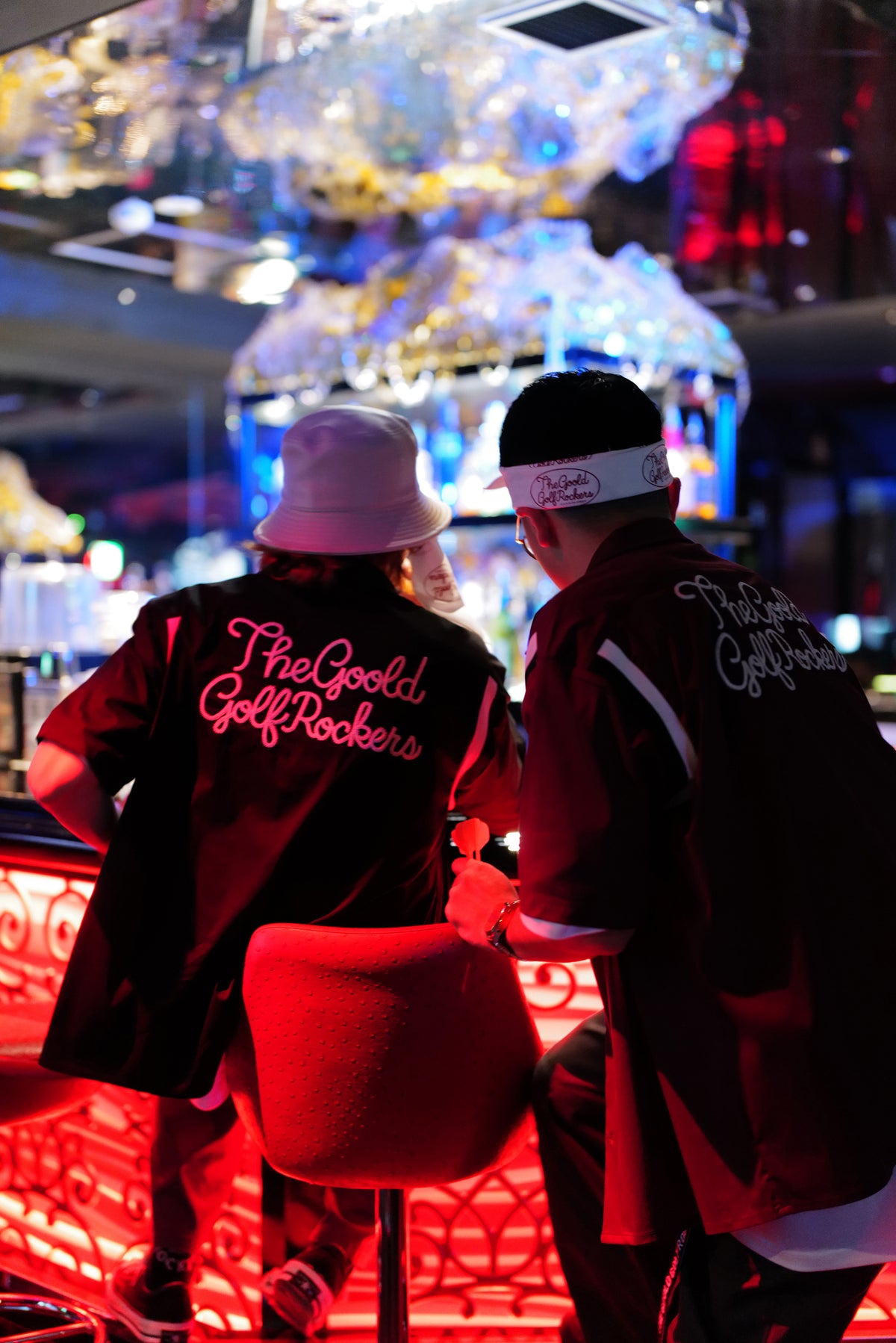 BALLIN' LOGO STRETCH BOWLING SHIRTS "BURGUNDY"