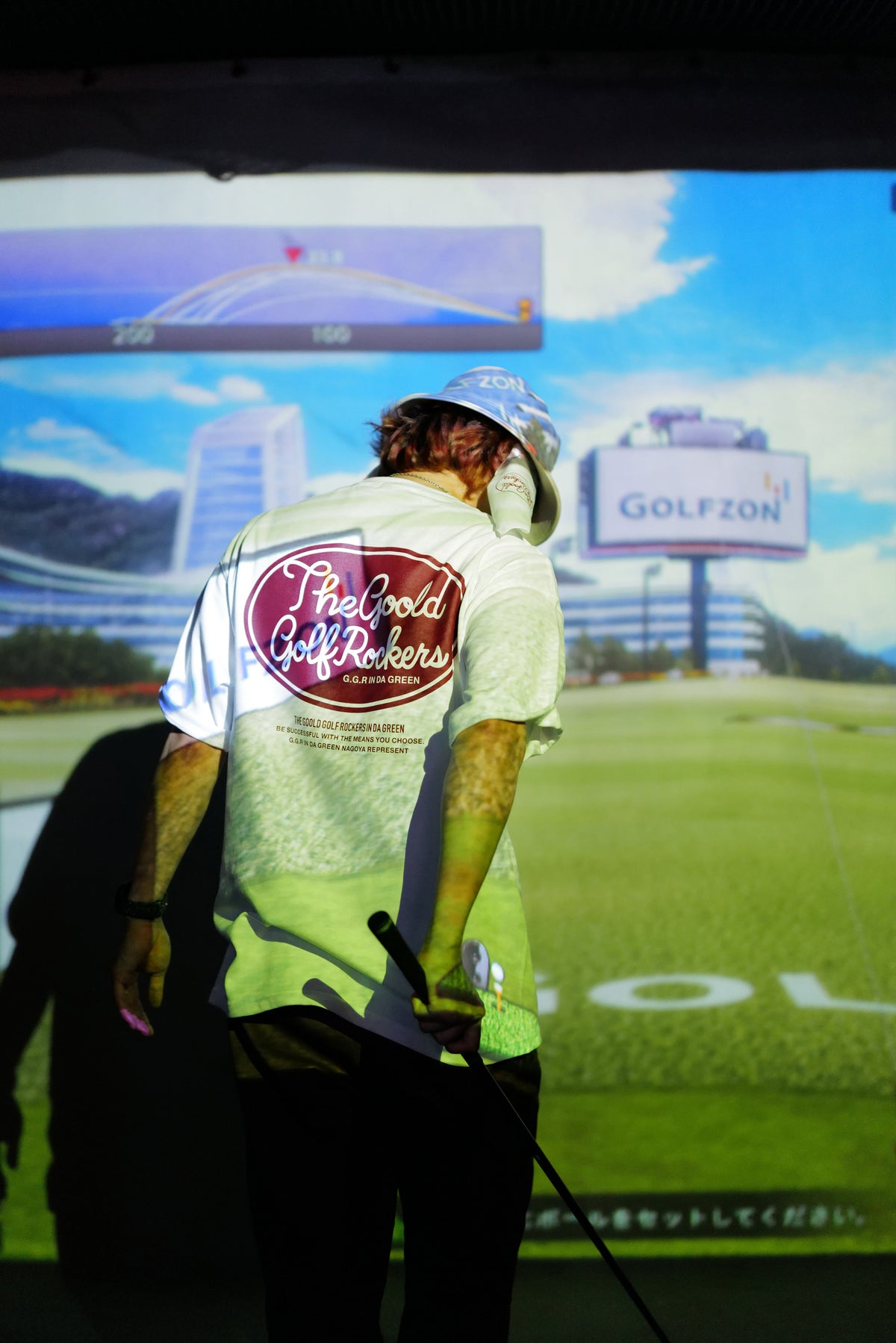 BALLIN' LOGO COTTON TEE W.NAVY