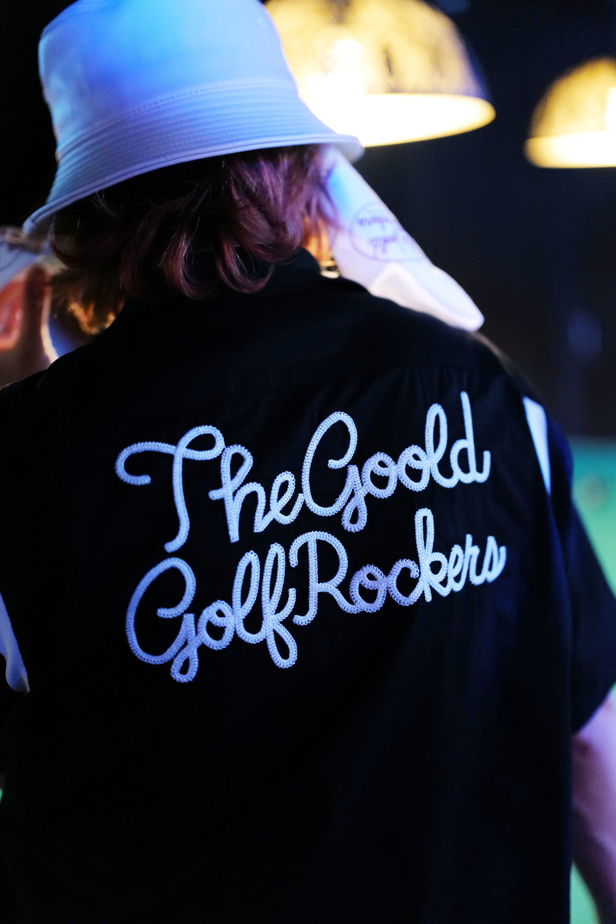 BALLIN' LOGO STRETCH BOWLING SHIRTS "BURGUNDY"