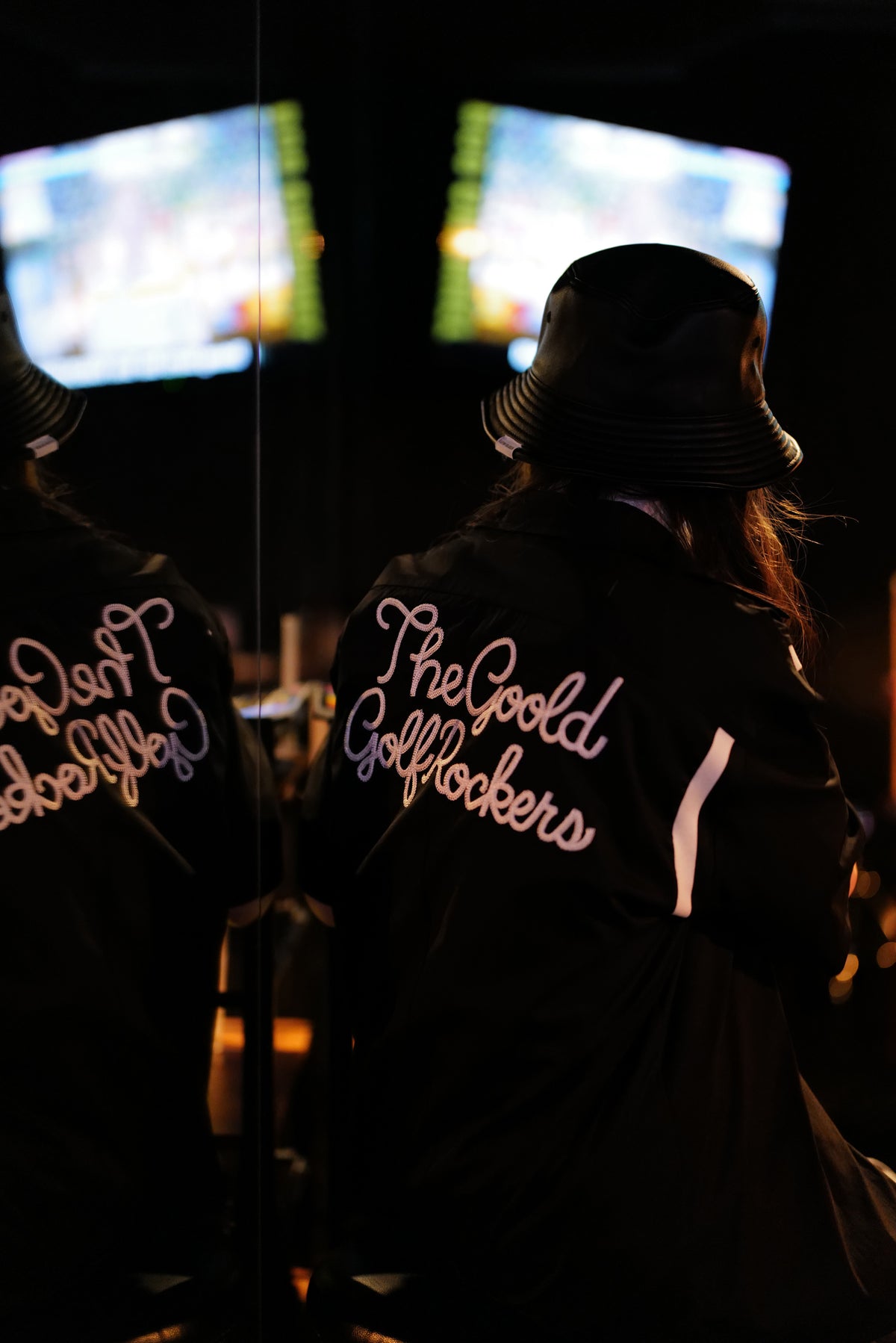 BALLIN' LOGO STRETCH BOWLING SHIRTS "BURGUNDY"