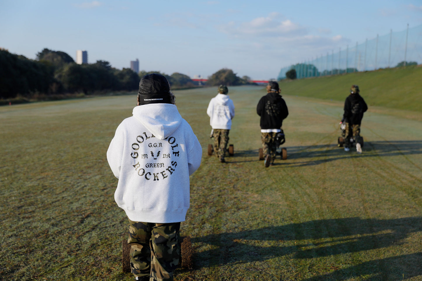 CAMO OG LOGO HOODIE LIGHT-GRAY