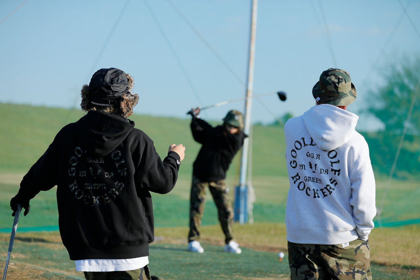 CAMO OG LOGO HOODIE LIGHT-GRAY