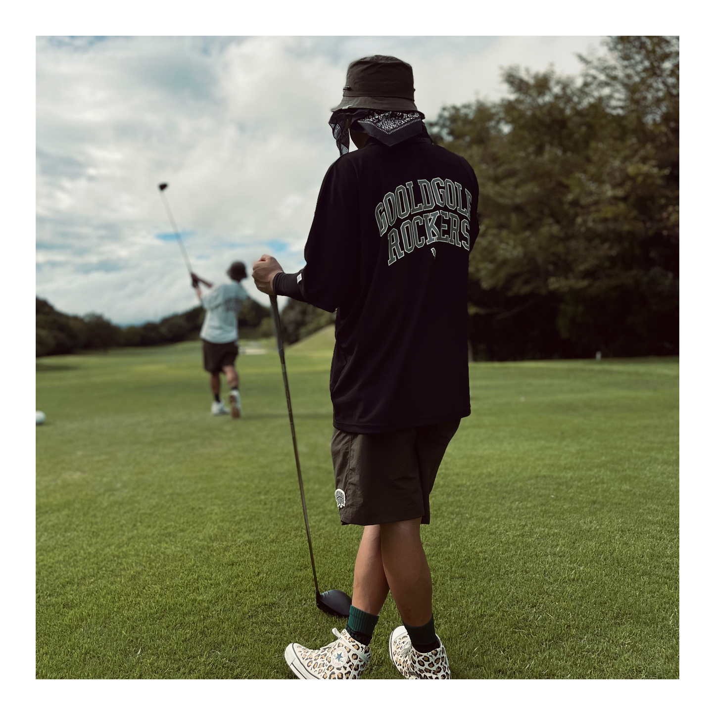 ARCH LOGO NYLON EAZY SHORTS BLACK