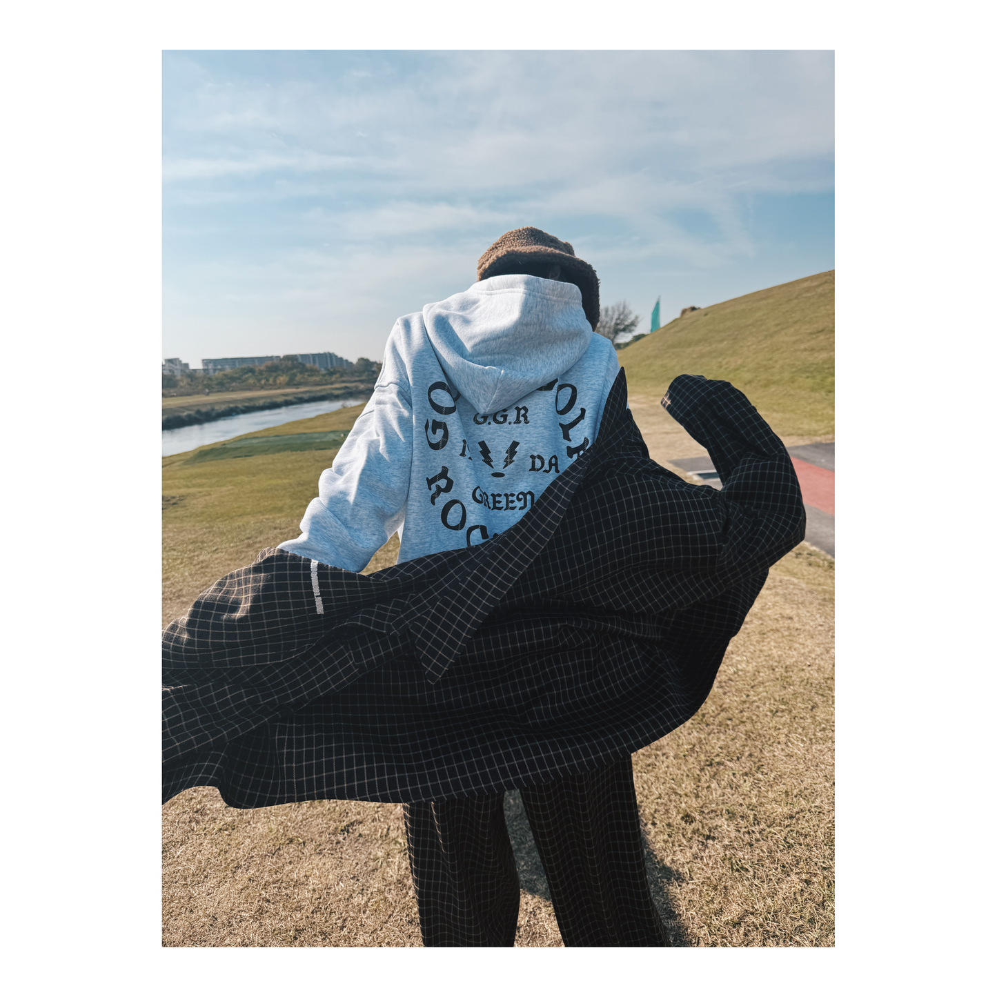 PREMIUM FLEX CHECK L/S SHIRT BROWN – GOOLD GOLF ROCKERS