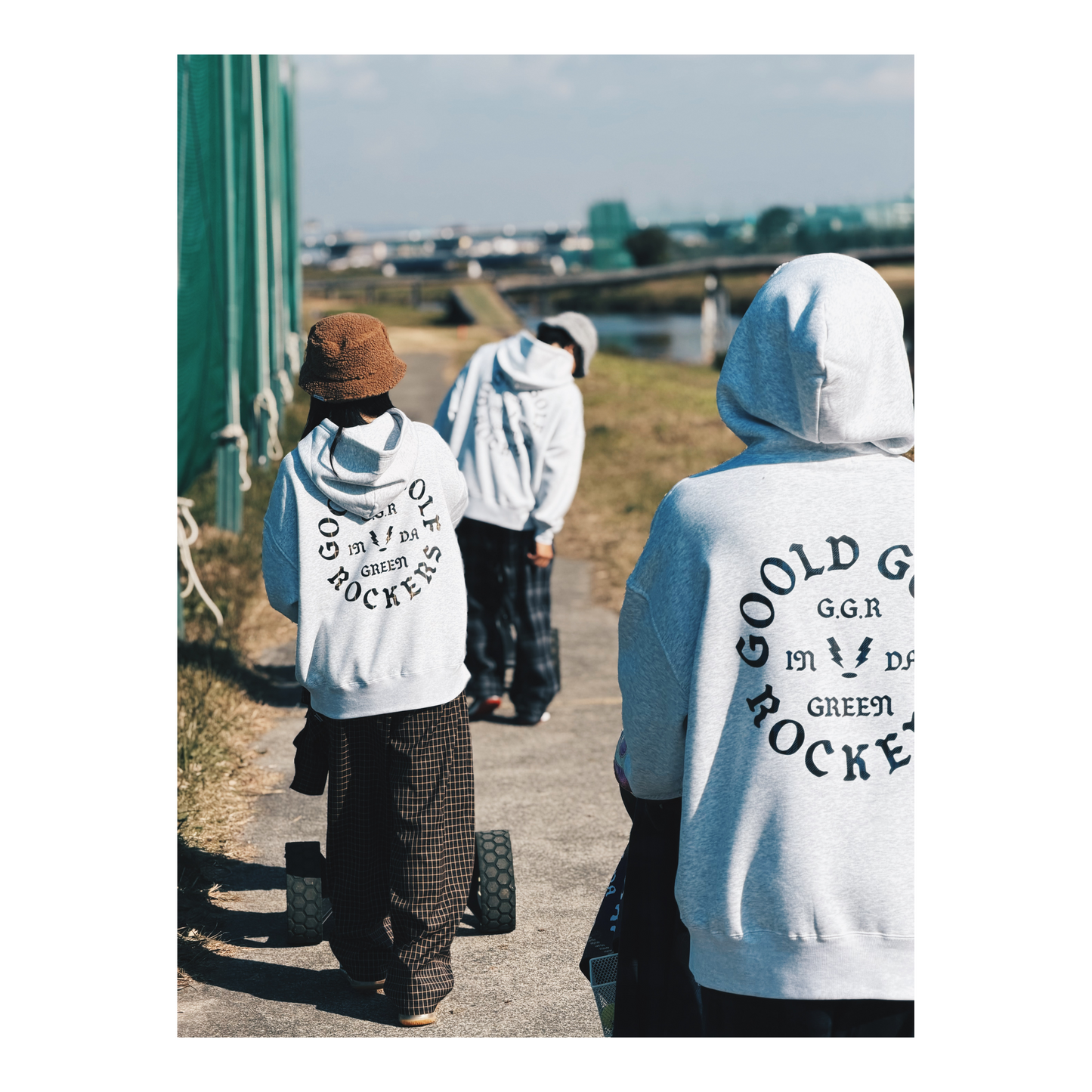 OG LOGO CHECK HOODIE BROWN – GOOLD GOLF ROCKERS OG LOGO CHECK HOODIE BROWN – GOOLD GOLF ROCKERS