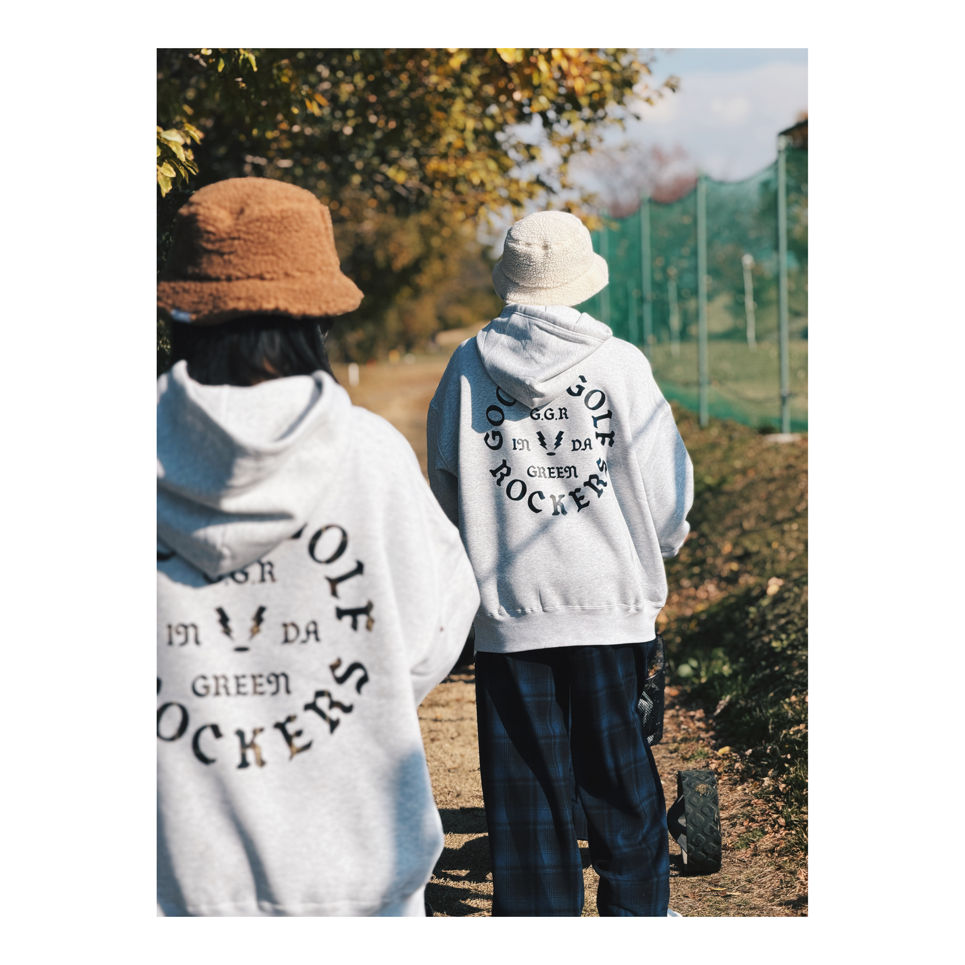 OG LOGO CHECK HOODIE NAVY – GOOLD GOLF ROCKERS