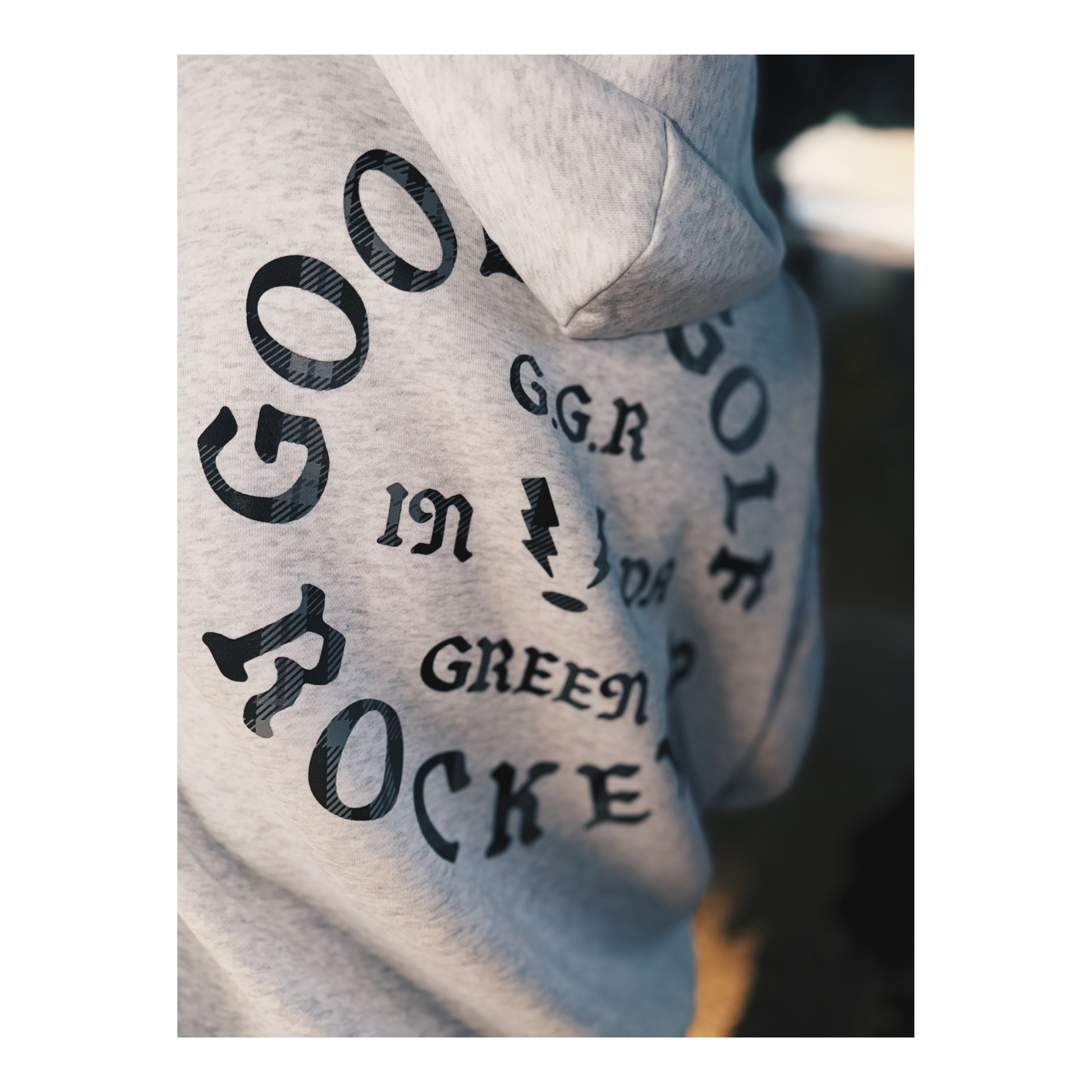 OG LOGO CHECK HOODIE GRAY – GOOLD GOLF ROCKERS