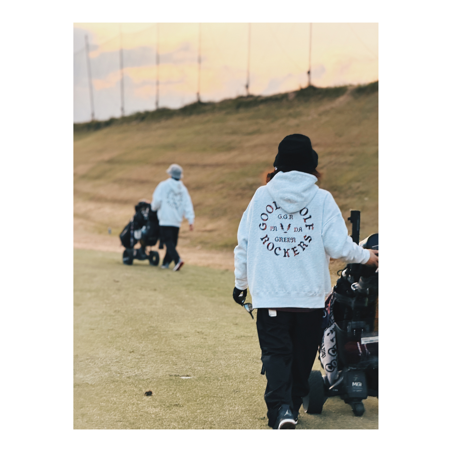 OG LOGO CHECK HOODIE RED – GOOLD GOLF ROCKERS