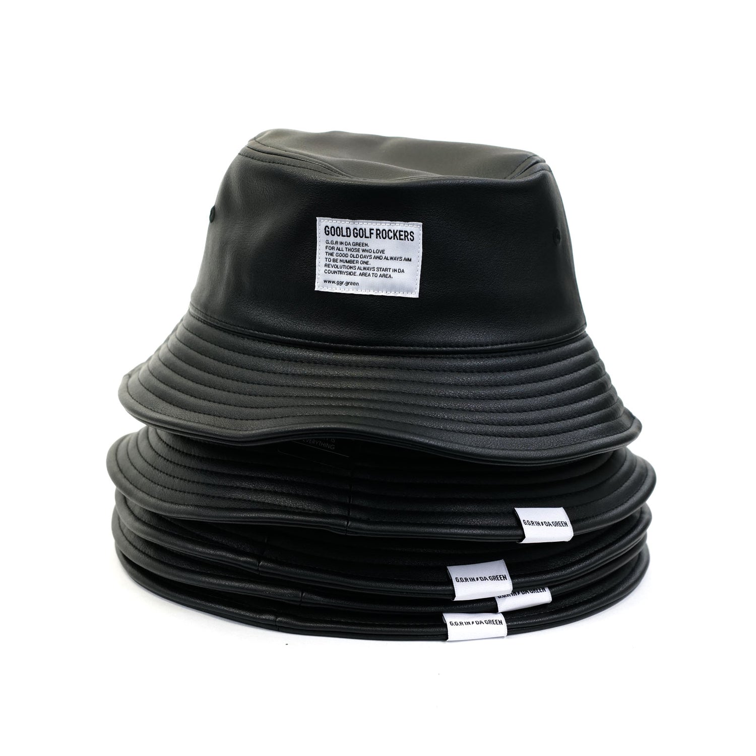 GOOLD 嵌り GOLF ROCKERS 黒 ジップアップベスト 