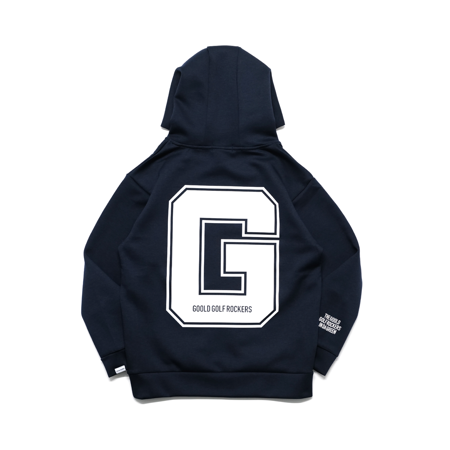 VARSITY DOUBLE KNIT HOODIE NAVY