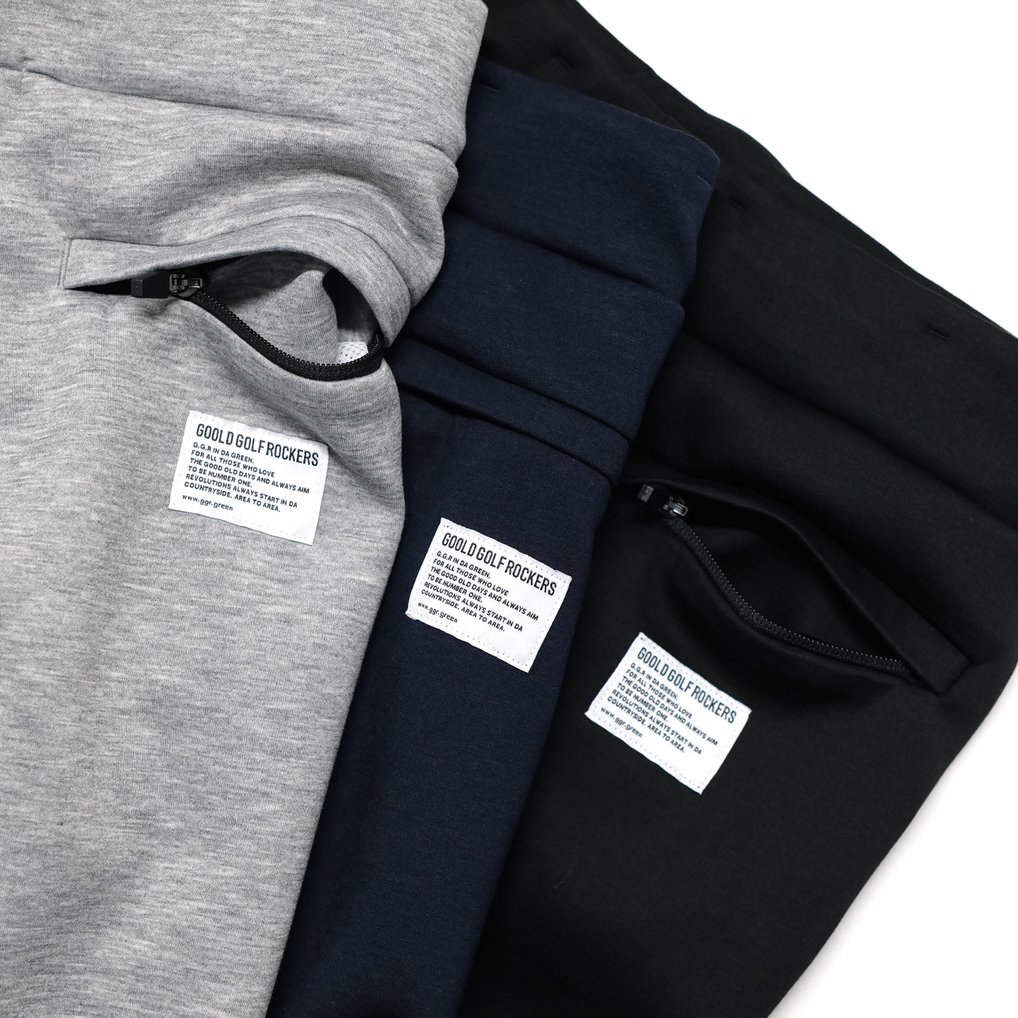 VARSITY DOUBLE KNIT PANTS GRAY