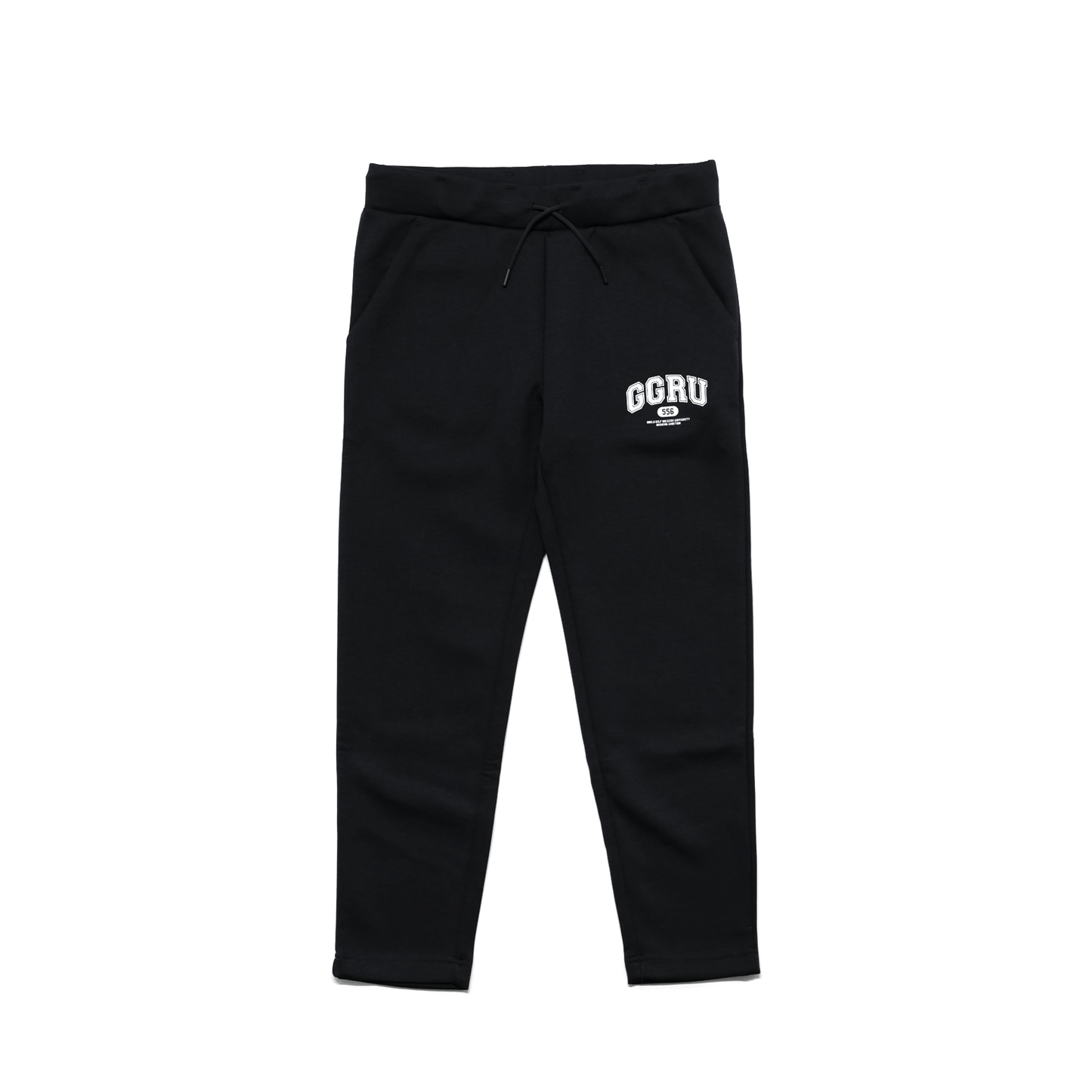 VARSITY DOUBLE KNIT PANTS BLACK