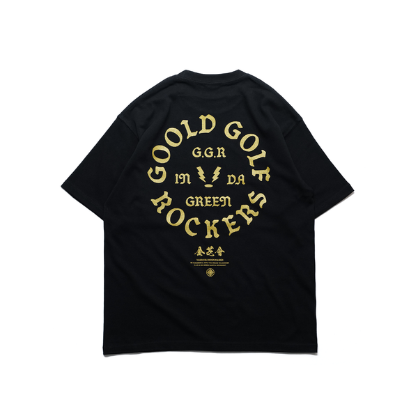 GOOLD GOLF ROCKERS TEAM LOGO 10枚限定　Tシャツ 金芝會 OG LOGO TEE BLACK＆GOLD – GOOLD GOLF ROCKERS