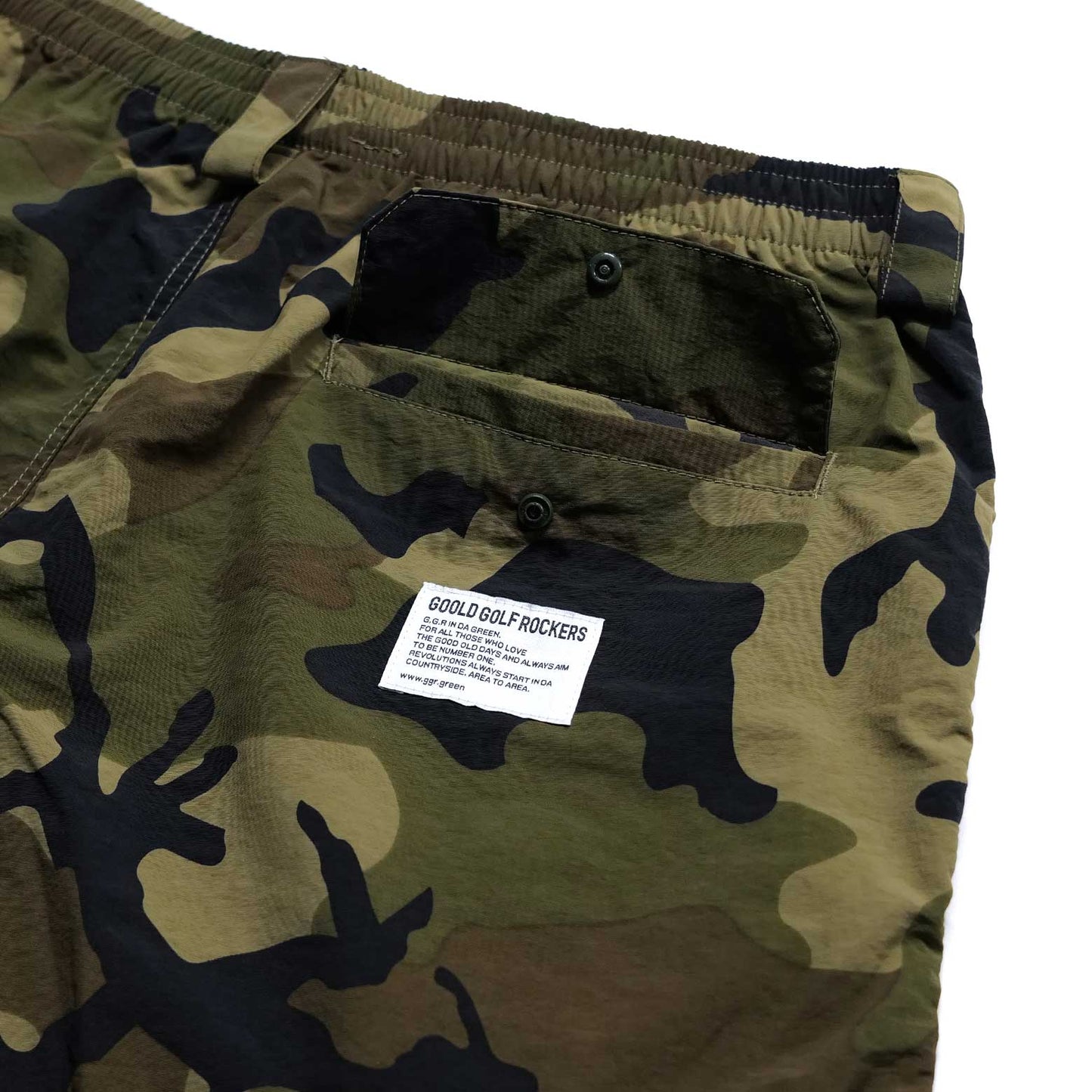 OG LOGO NYLON AIR SHORTS CAMO