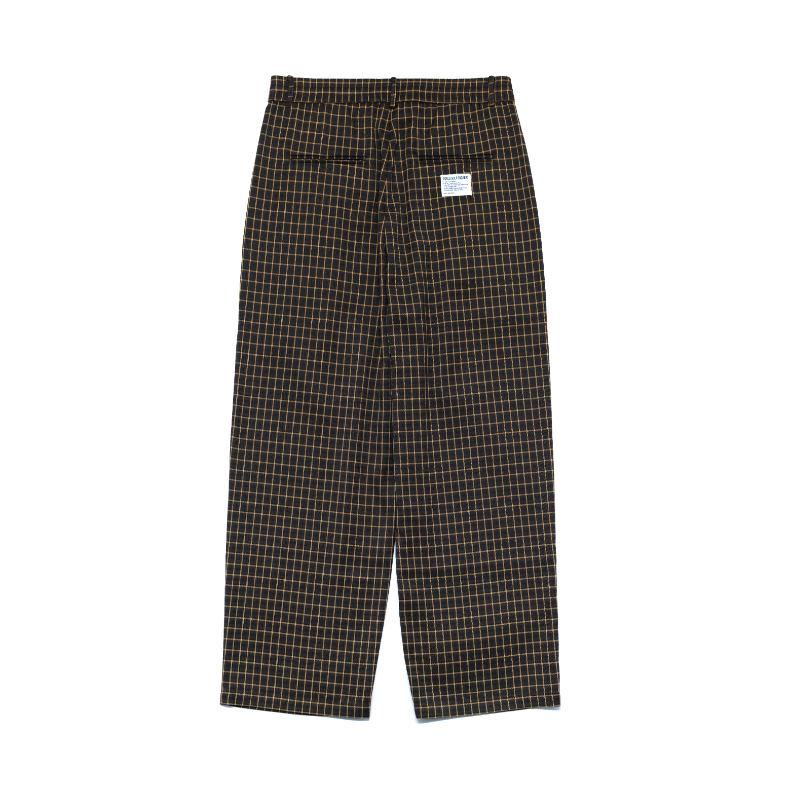 PREMIUM FLEX CHECK 2 TUCK EAZY PANTS BROWN – GOOLD GOLF ROCKERS
