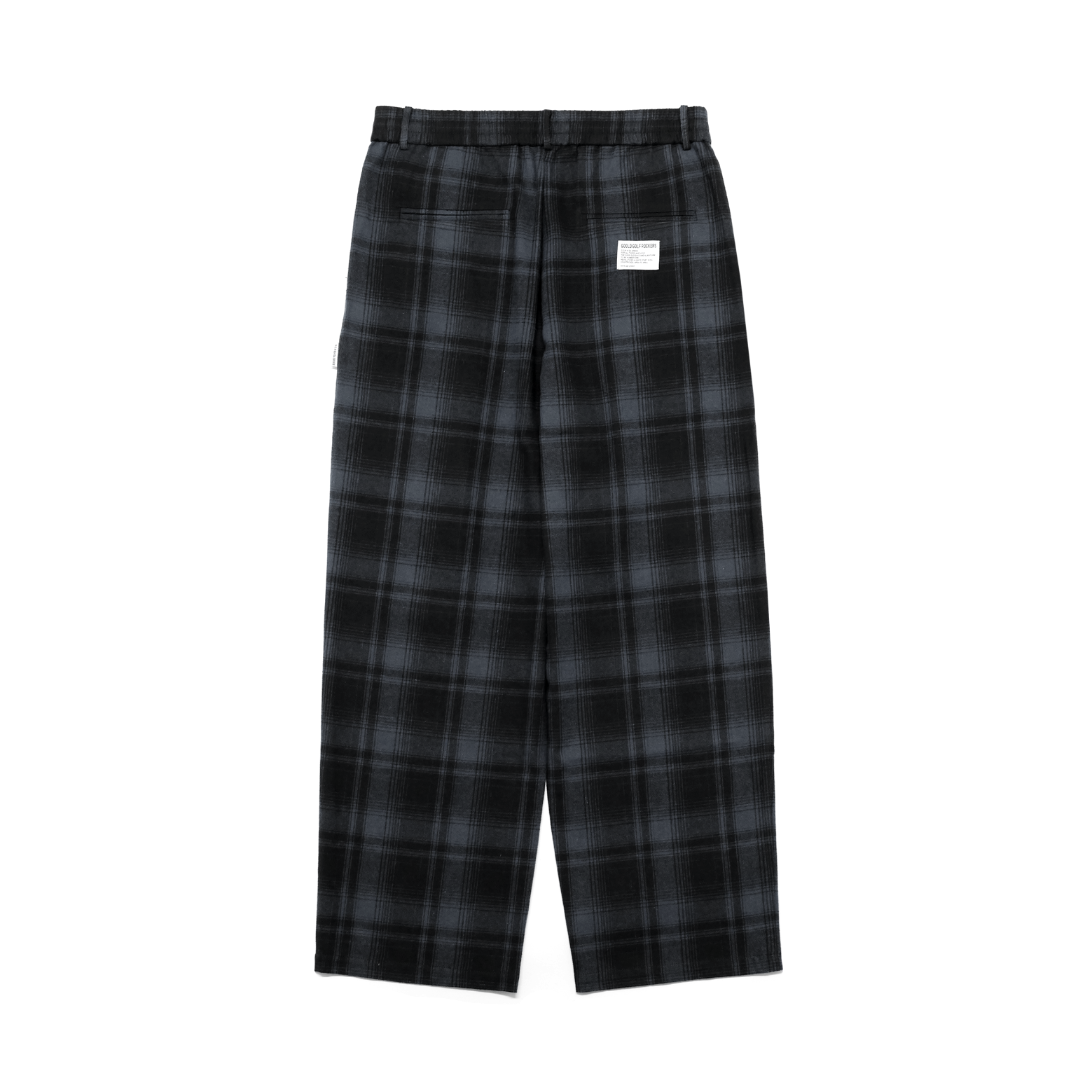 PREMIUM FLANNEL CHECK 2 TUCK EAZY PANTS GRAY – GOOLD GOLF ROCKERS