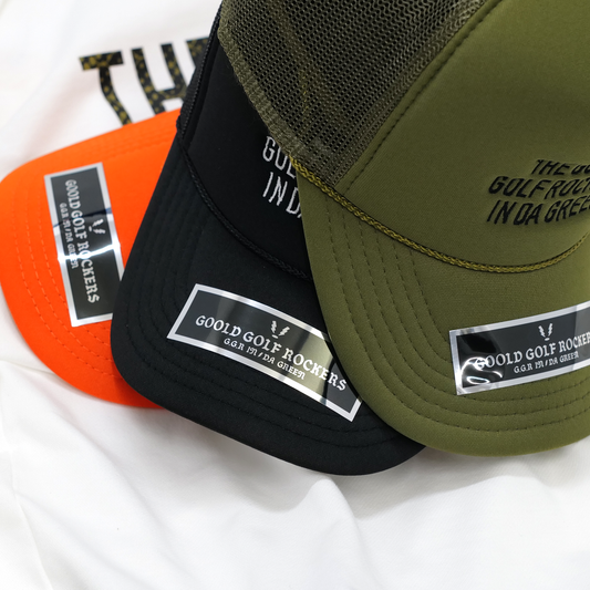 TEAM LOGO HIGH CROWN MESH CAP BLACK