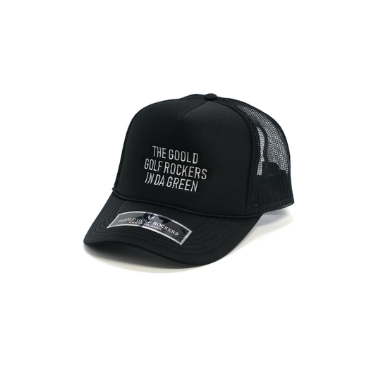 TEAM LOGO HIGH CROWN MESH CAP BLACK