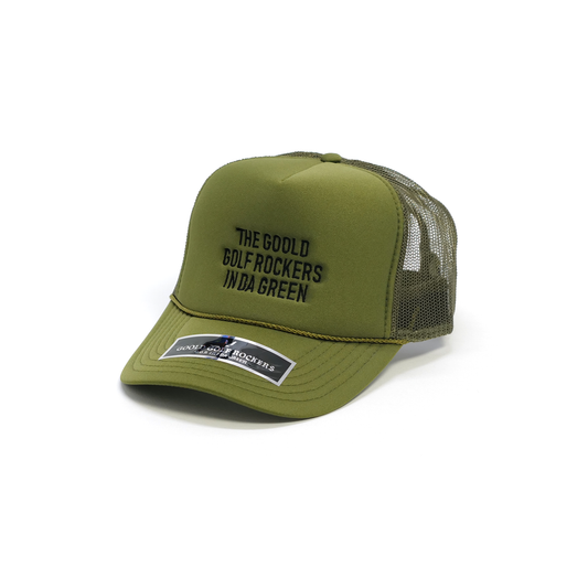TEAM LOGO HIGH CROWN MESH CAP OLIVE