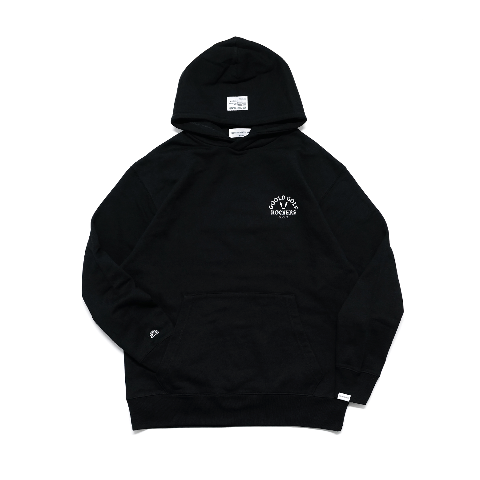 OG LOGO CORDURA®︎ HOODIE BLACK – GOOLD GOLF ROCKERS