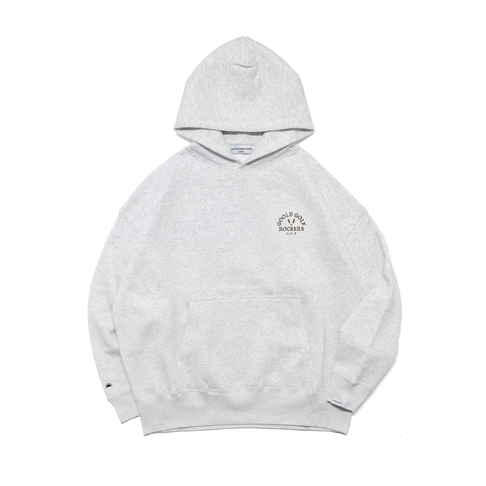 OG LOGO CHECK HOODIE BROWN – GOOLD GOLF ROCKERS