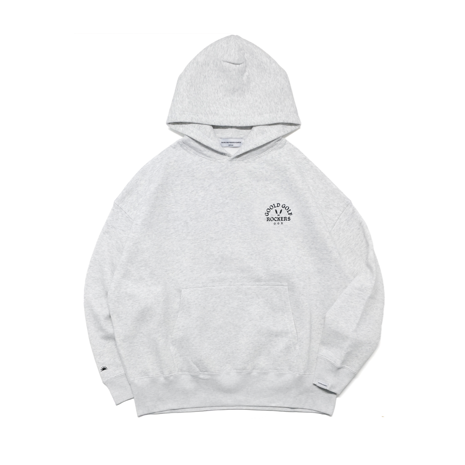 OG LOGO CHECK HOODIE GRAY – GOOLD GOLF ROCKERS OG LOGO CHECK HOODIE GRAY – GOOLD GOLF ROCKERS