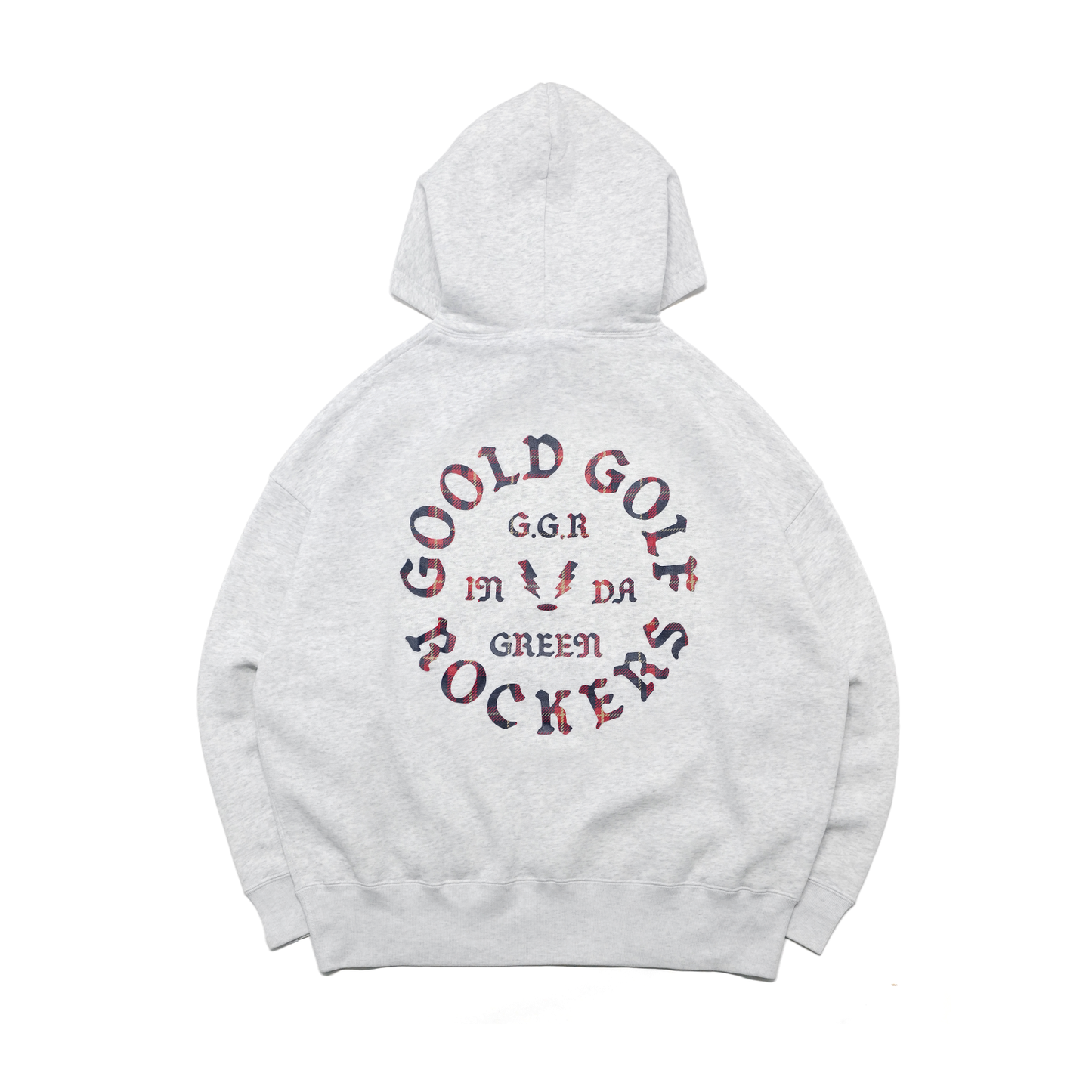 OG LOGO CHECK HOODIE RED – GOOLD GOLF ROCKERS