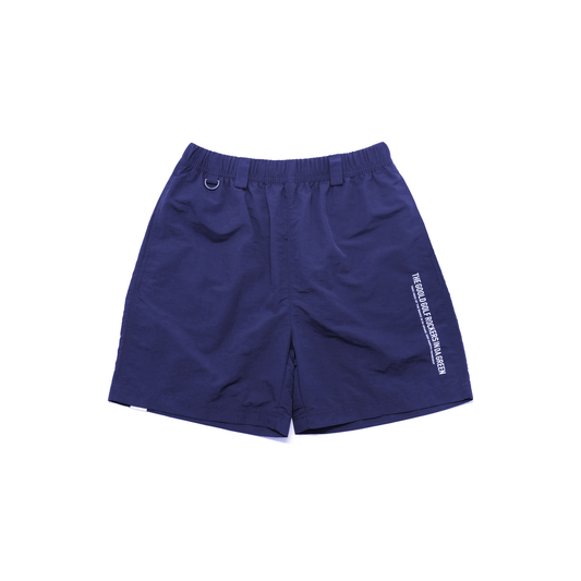 TEAM LOGO SNAKE NYLON EAZY SHORTS NAVY