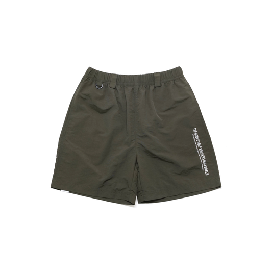 TEAM LOGO SNAKE NYLON EAZY SHORTS OLIVE