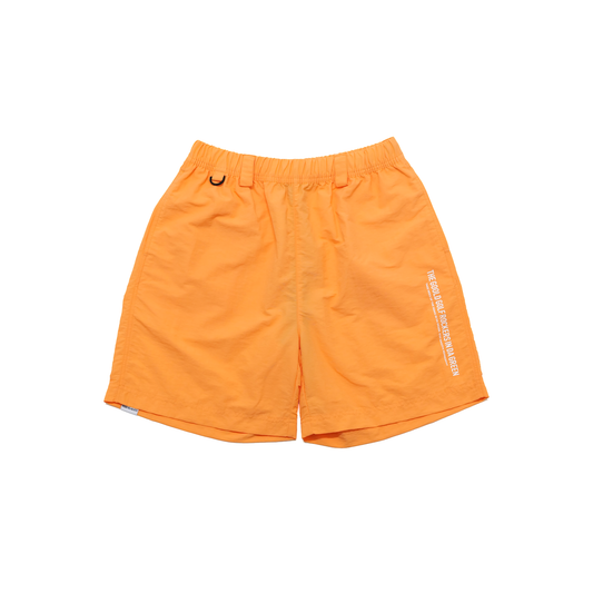 TEAM LOGO SNAKE NYLON EAZY SHORTS ORANGE