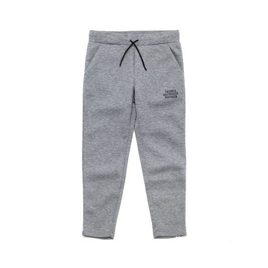 TEAM LOGO DOUBLE KNIT PANTS GRAY