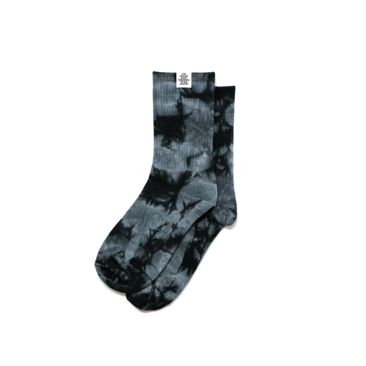 TIE-DYE SOCKS BLACK