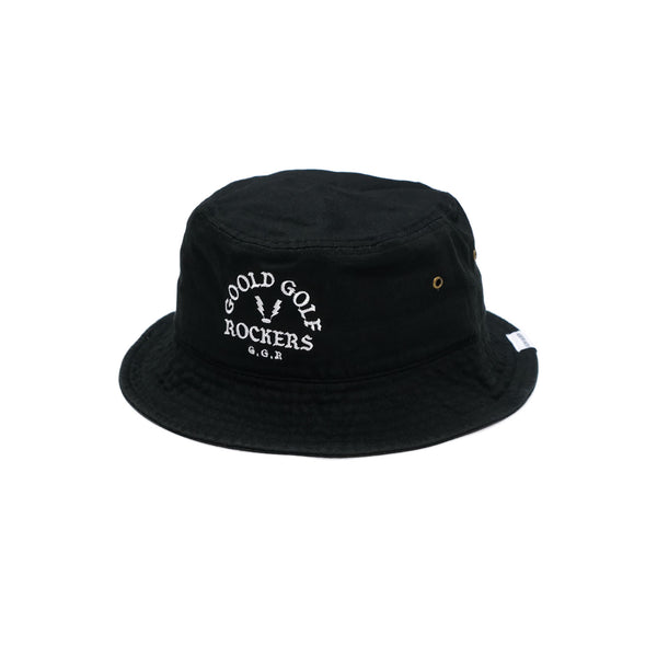 新品未使用 GOOLD GOLF ROCKERS バケットハット ブラック OG LOGO COTTON BUCKETHAT BLACK – GOOLD GOLF ROCKERS