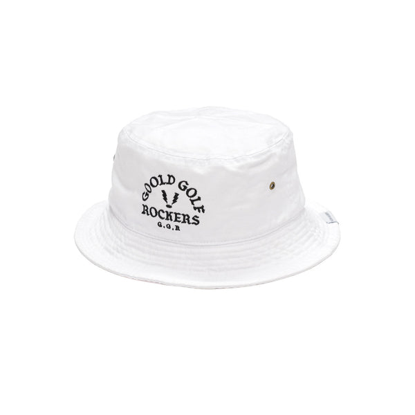 OG LOGO COTTON BUCKETHAT WHITE – GOOLD GOLF ROCKERS