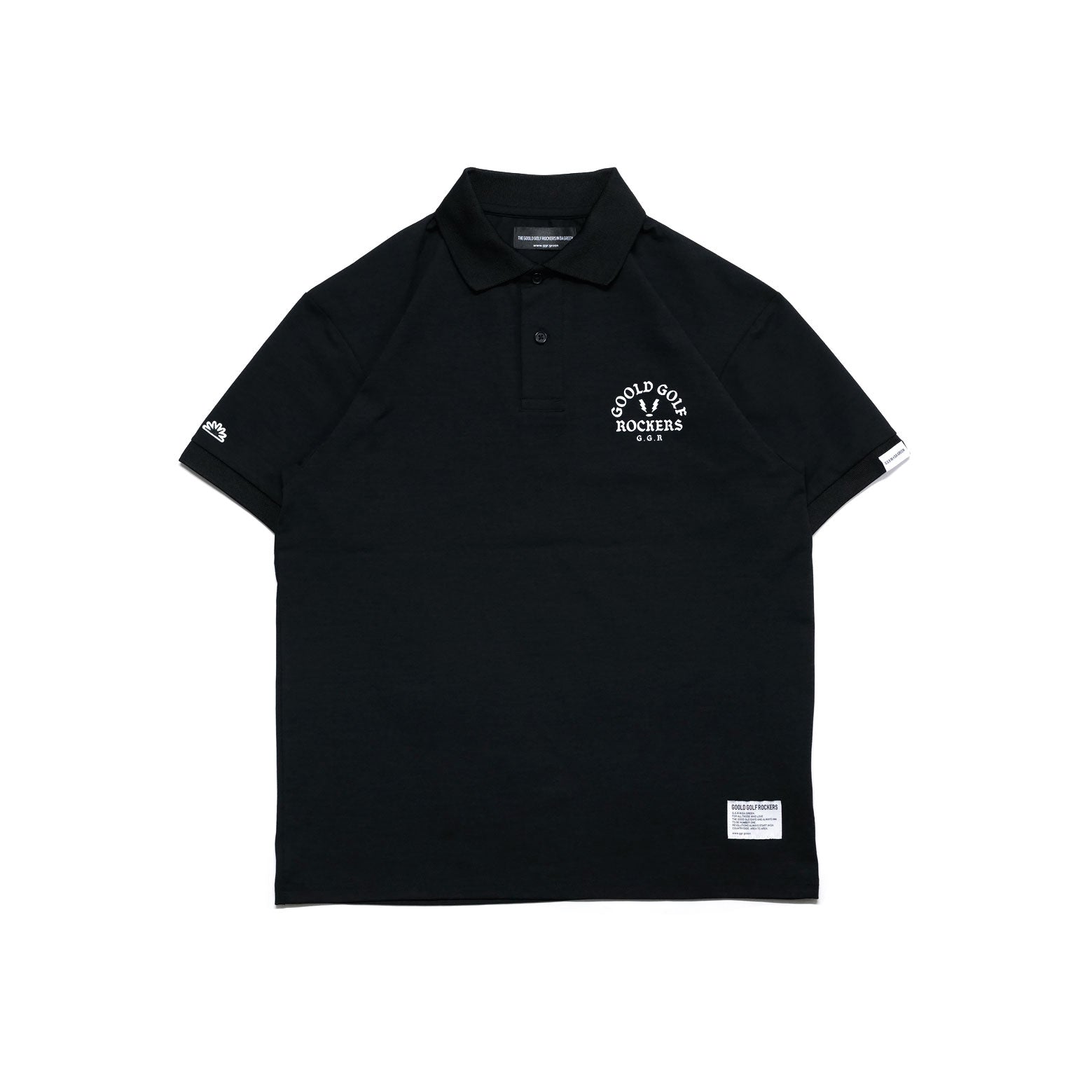 OG LOGO UL-DRA POLO BLACK（Women's Fit） – GOOLD GOLF ROCKERS