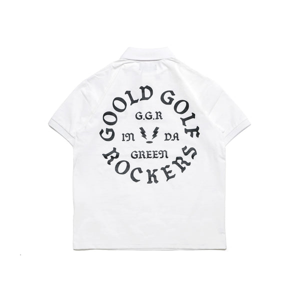 年末値下げ⚡️⚡️⚡️goold golf rockers ベースボールシャツ ‼️ OG LOGO UL-DRA POLO WHITE（Women's Fit） – GOOLD GOLF ROCKERS