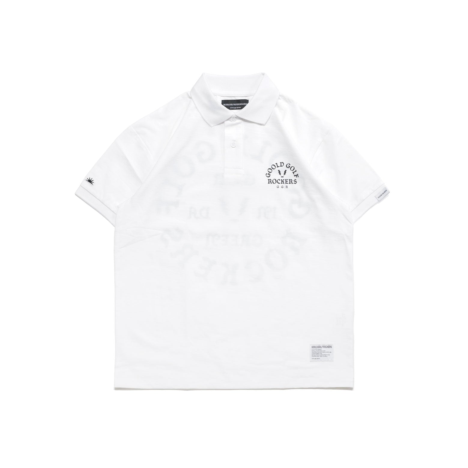 OG LOGO UL-DRA POLO WHITE（Women's Fit） – GOOLD GOLF ROCKERS