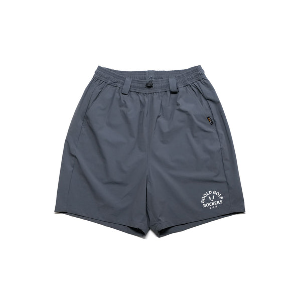 OG LOGO CORDURA®︎ HASSUI STRETCH SHORTS GRAY – GOOLD GOLF ROCKERS